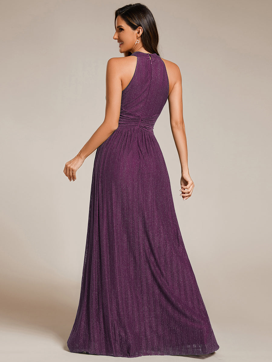Color=Purple Wisteria | Wholesale Pricing Strapless Halter Neck High Stretch A-Line Floor Length Evening Dresses-Purple Wisteria 62
