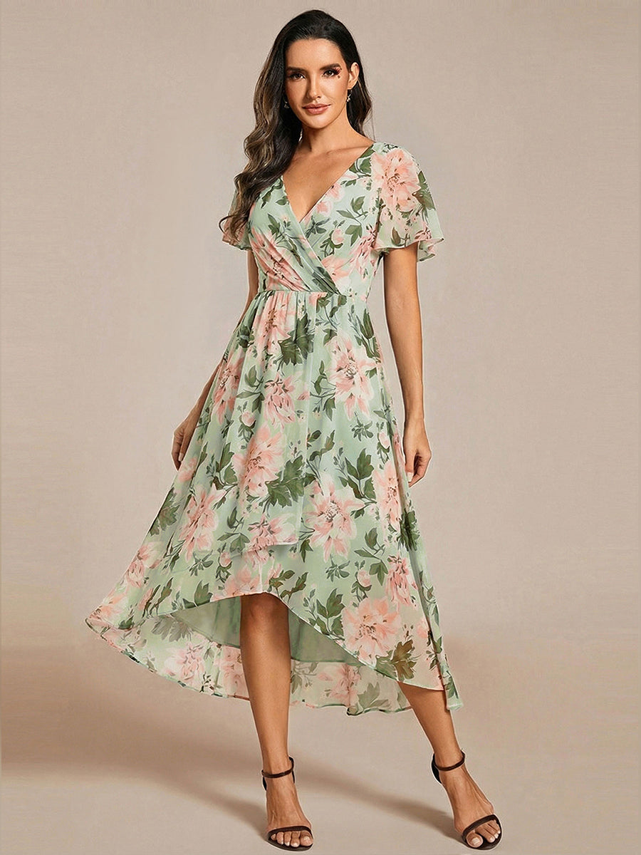 Color=Light Green Floral