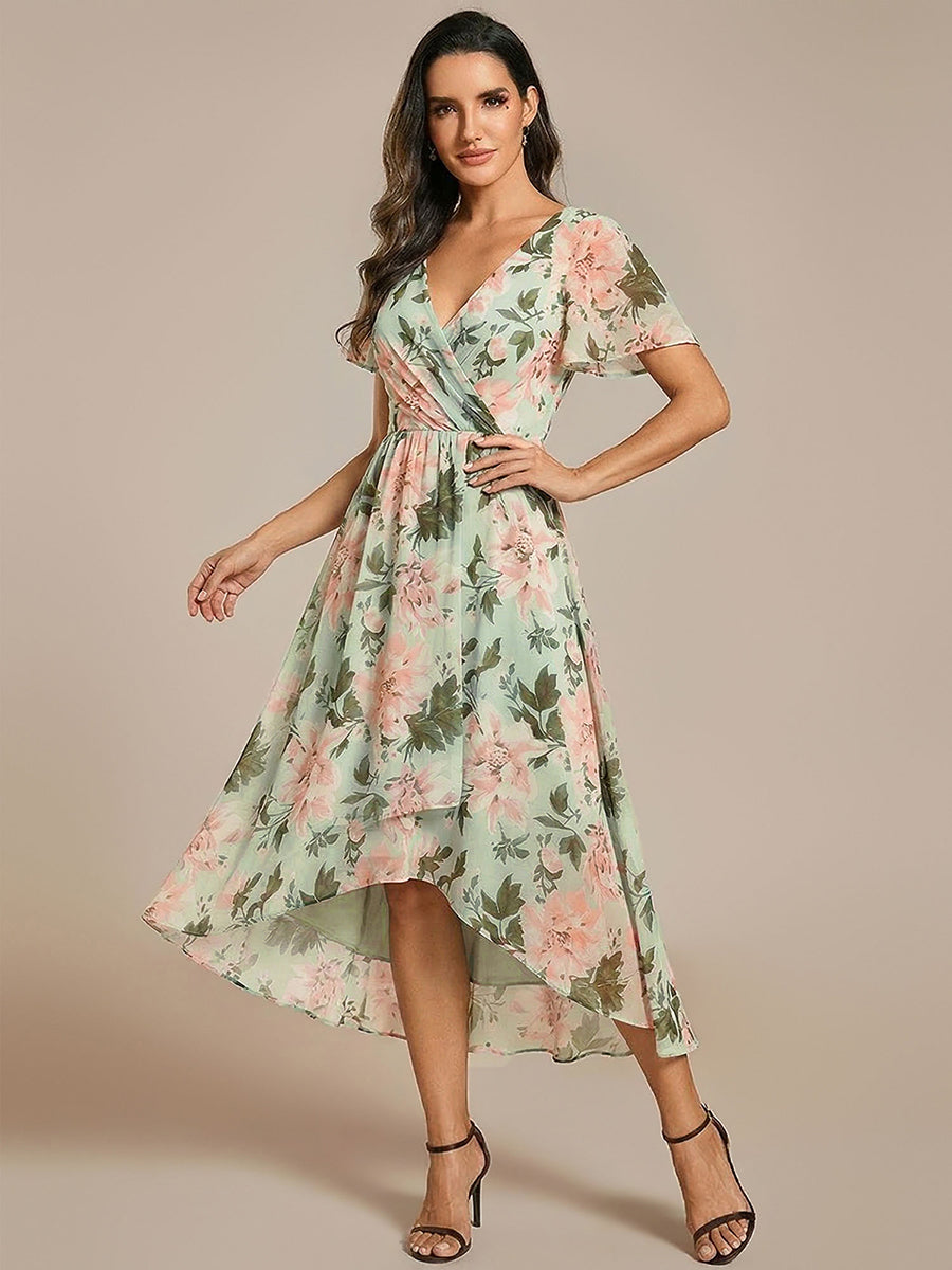 Color=Light Green Floral