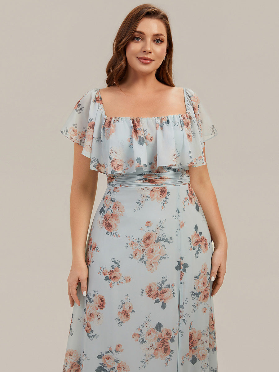 Color=Amber Bloom | Fast Delivery Short Sleeve Off Shoulder Pleated A-Line Floor Length Bridesmaid Dresses-Amber Bloom 8