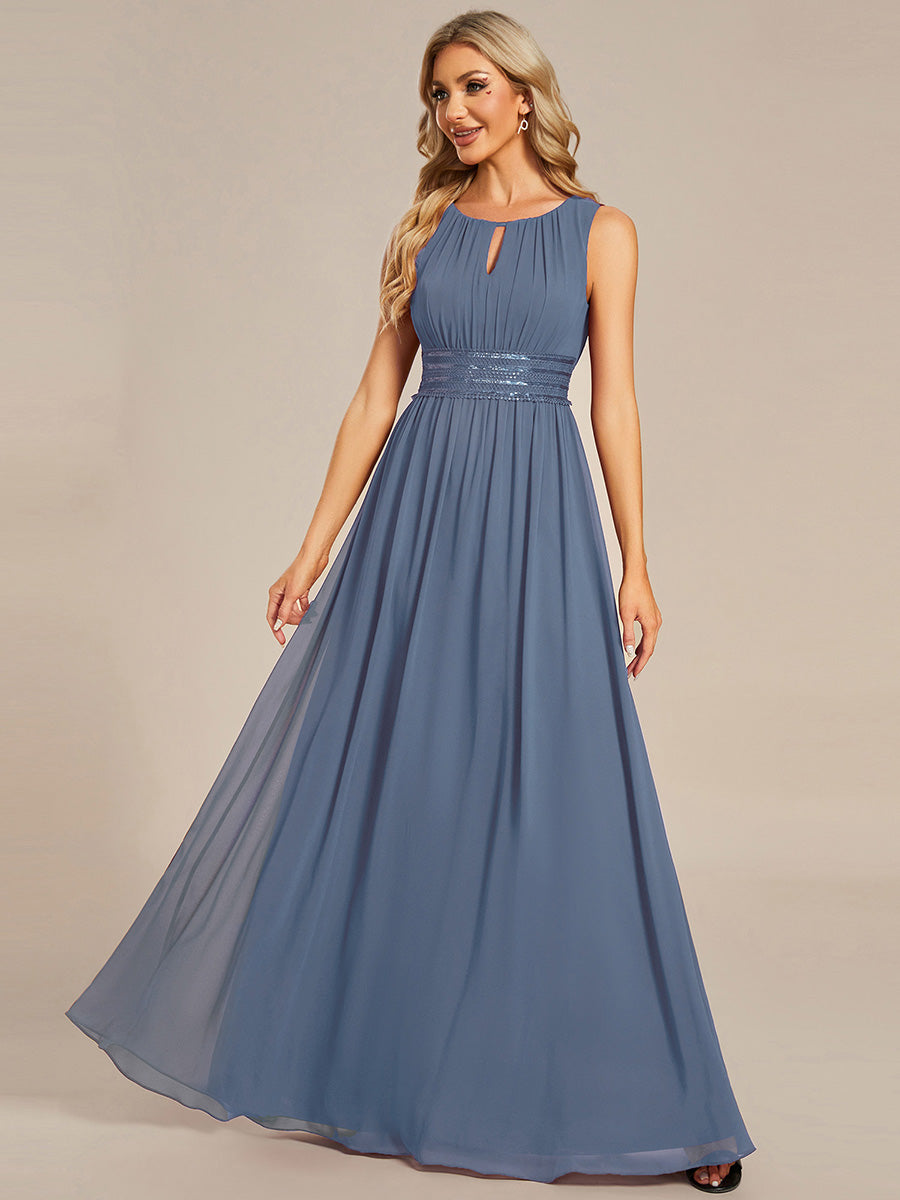 Color=Dusty Blue | B2B-Exclusive Strapless Embroidered A-Line Floor Length Non-Stretch Bridesmaid Dresses-Dusty Blue 26