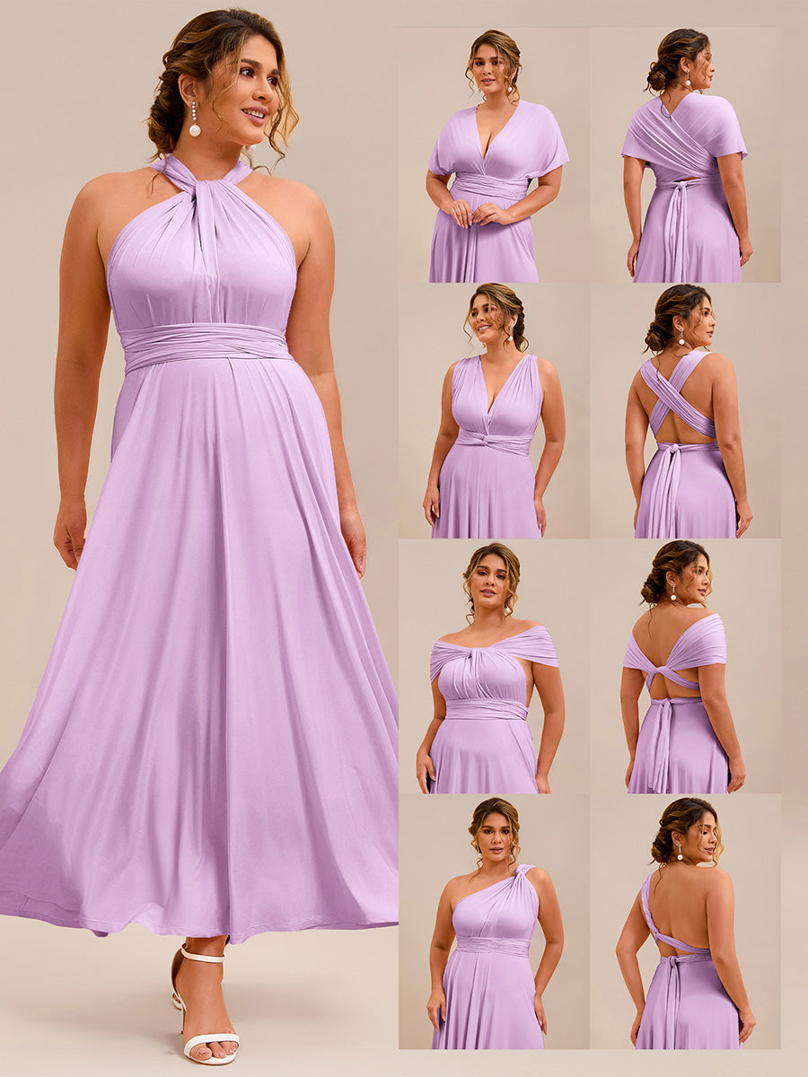 Color=Lavender | Wear More Than One Garment Chiffon Bridesmaid Dresses-Lavender 16