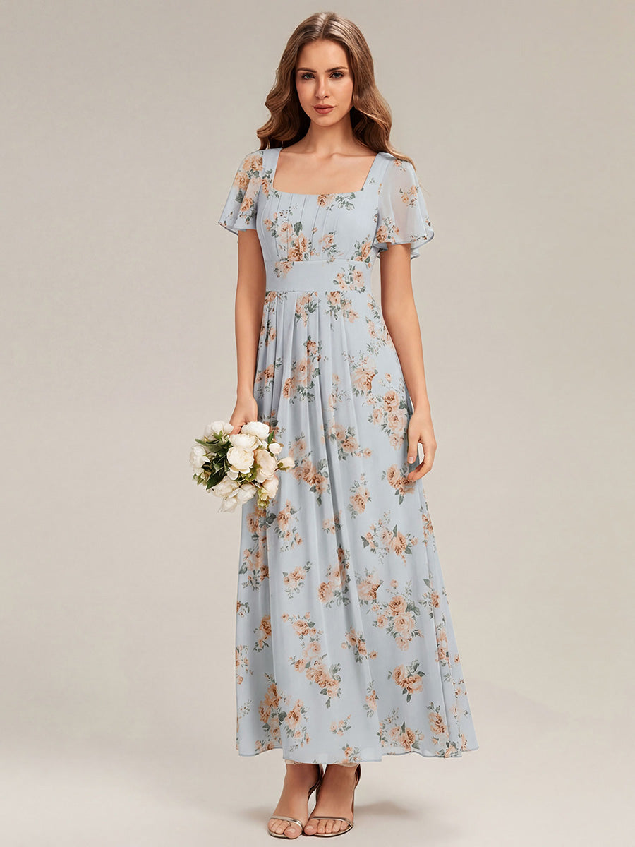 Color=Amber Bloom Amber Bloom | Fast Delivery Short Sleeve Ruffle Backless Ruched A-Line Floor Length Bridesmaid Dresses-Amber Bloom Amber Bloom 3