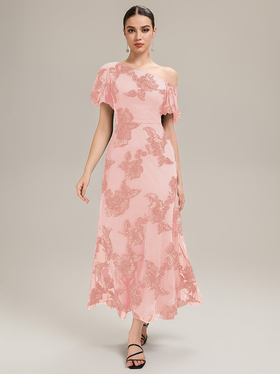 Color=Pink | Custom Solutions Strapless Asymmetrical Fishtail High Stretch Maxi Evening Dresses-Pink 18