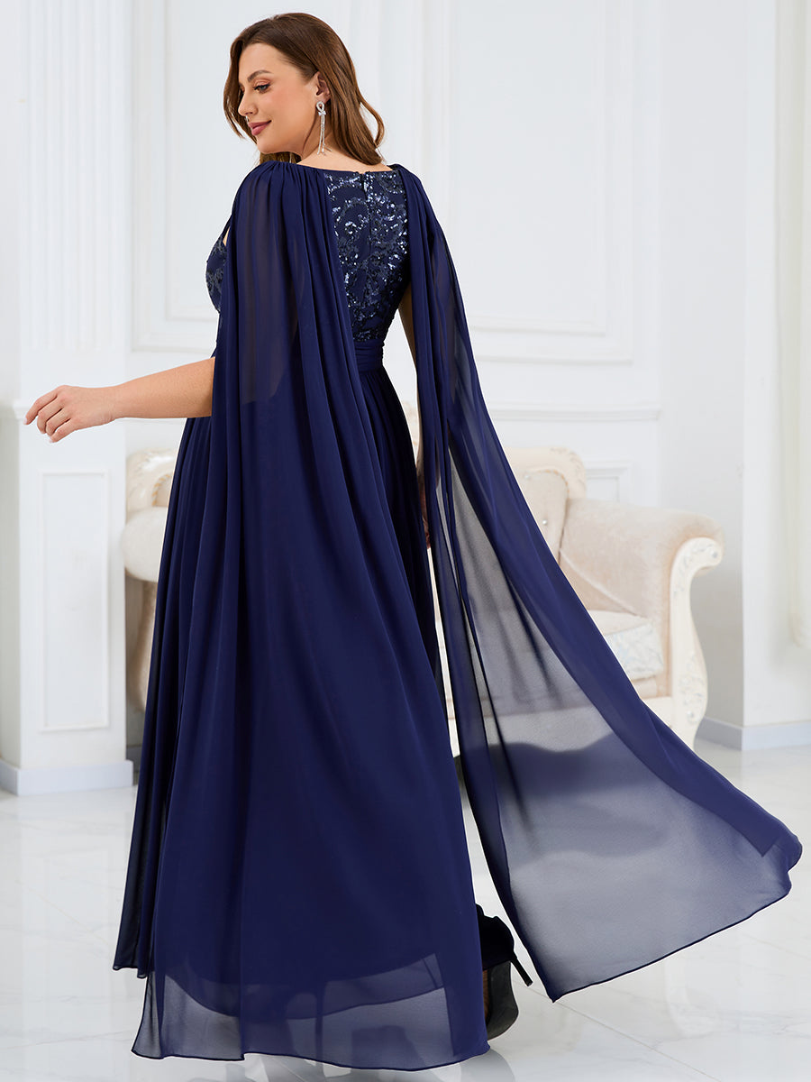 Color=Black | Bulk Wholesale Bridesmaid Sequin Dresse with Sequin Embroidery-Black 2