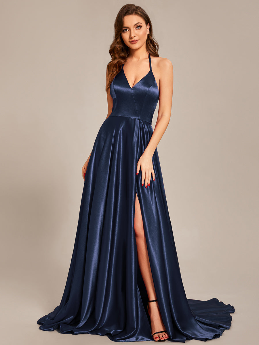 Dropship Evening Dress Women Ball Gown Plus Size L-5XL Tulle Slit