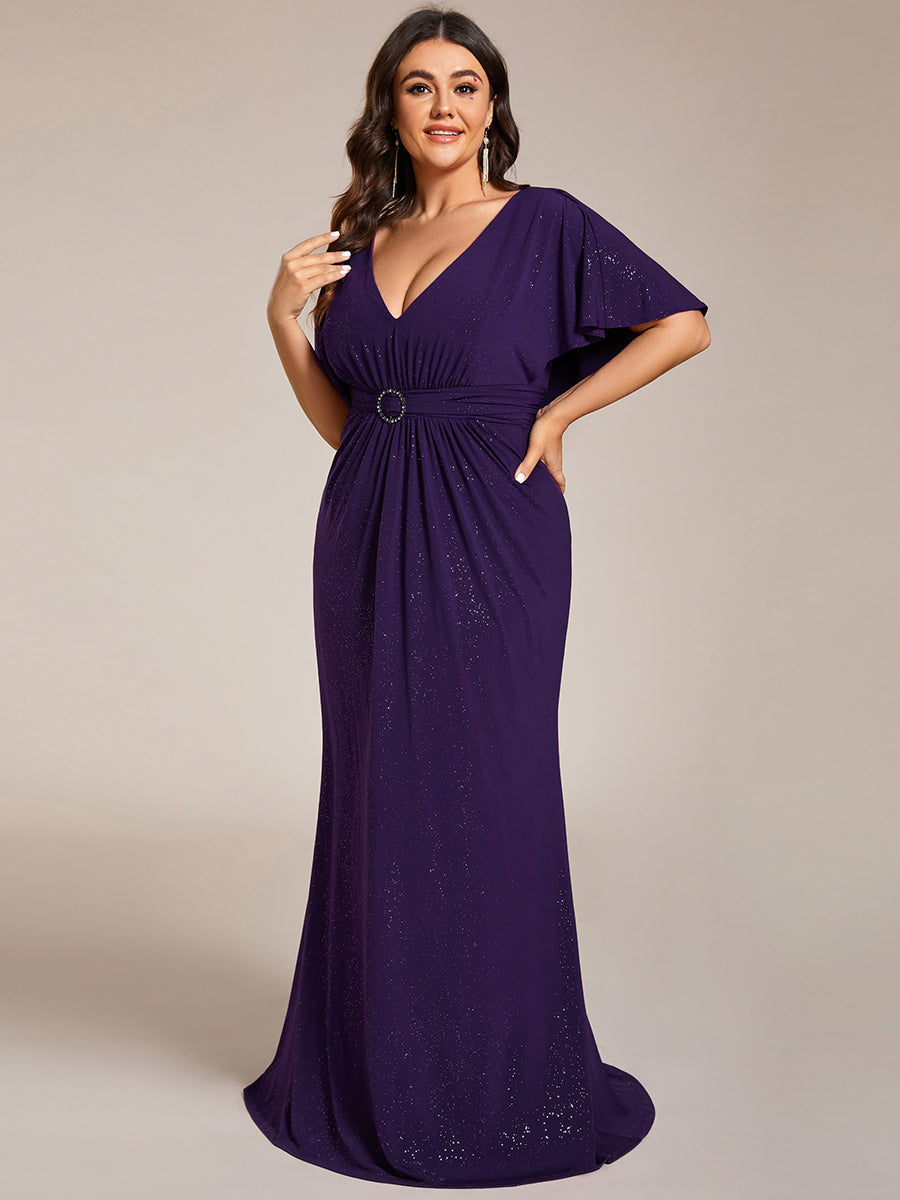 Color=Dark Purple | Plus Glitter Split Wholesale Evening Dresses-Dark Purple 6