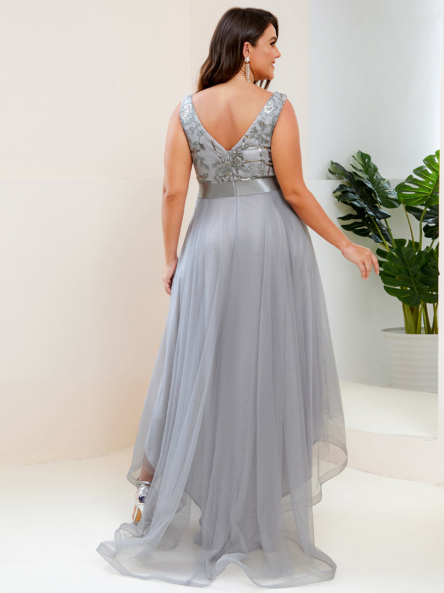 Buy One Knot One Embellished Gown Dress | Grey Color Women | AJIO LUXE