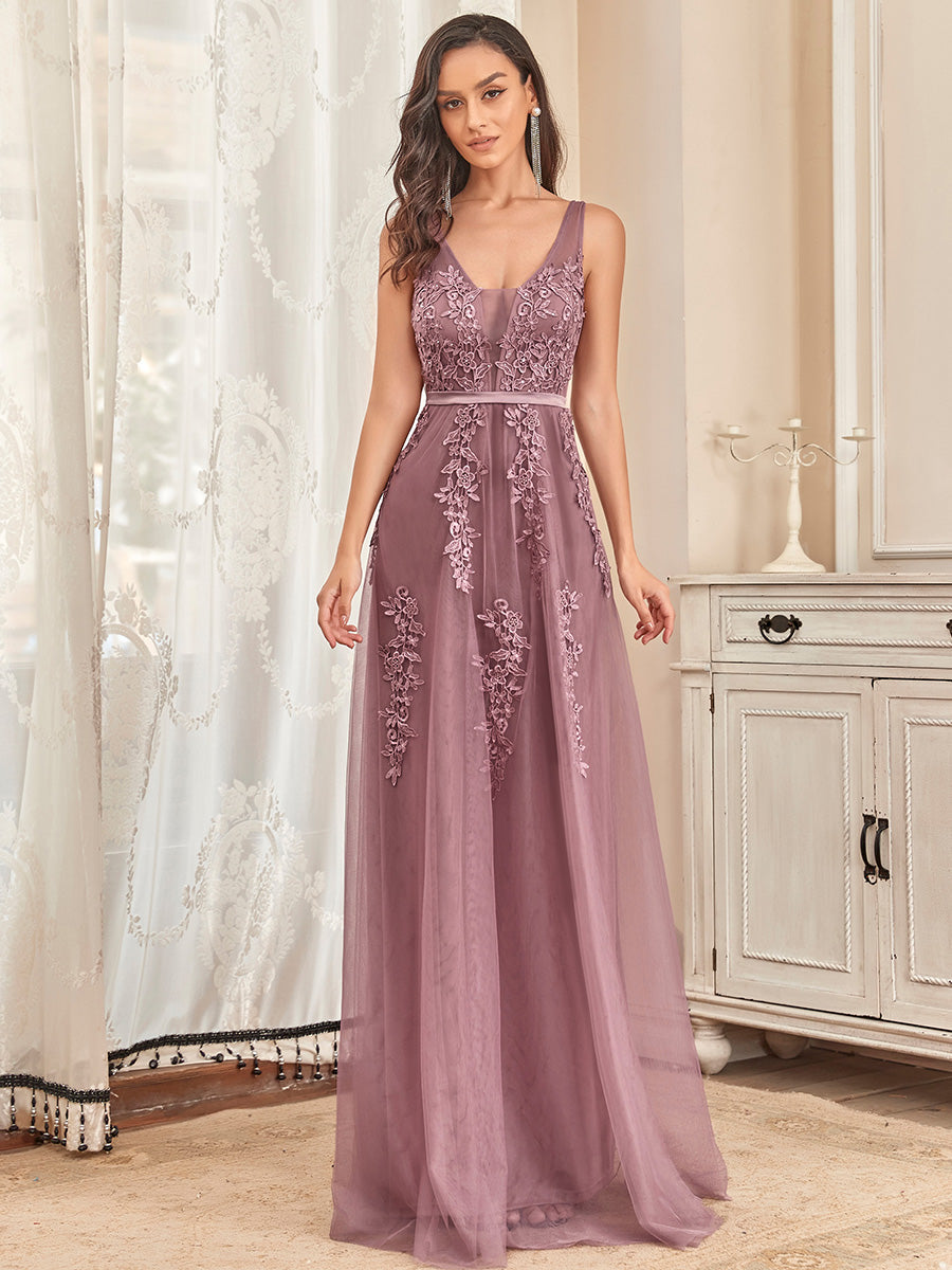 Color=Orchid | Women's Fashion Sleeveless Wholesale Plus Size Party Dresses-Orchid 1