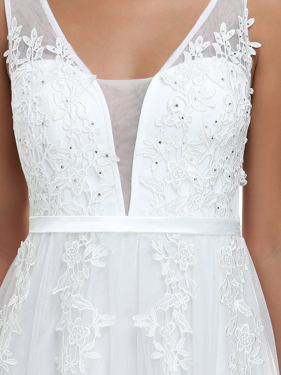 Color=White | Women's Fashion Sleeveless Wholesale Plus Size Party Dresses-White 5
