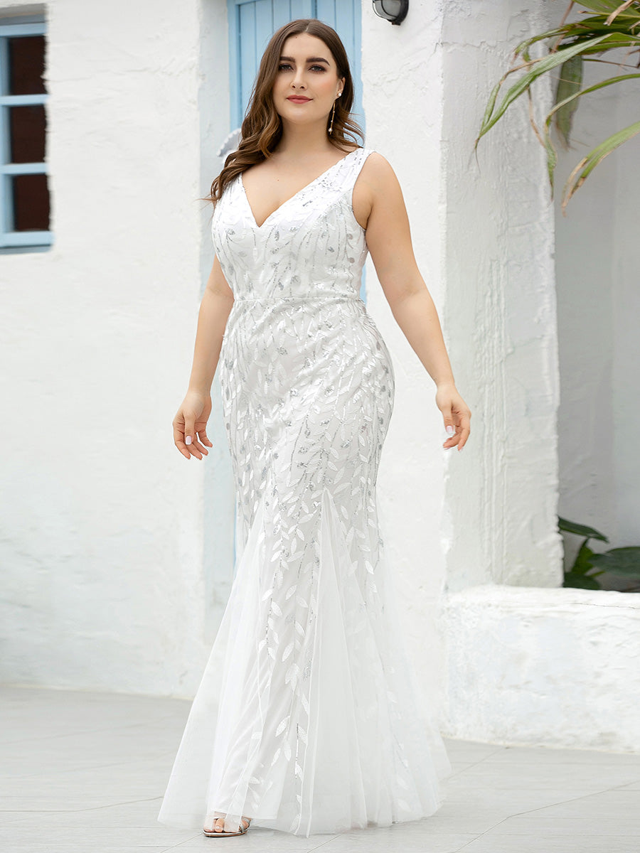 Color=White | plus-size-sequin-fishtail-wholesaleevening-dresses-for-women-epp7886-White 3