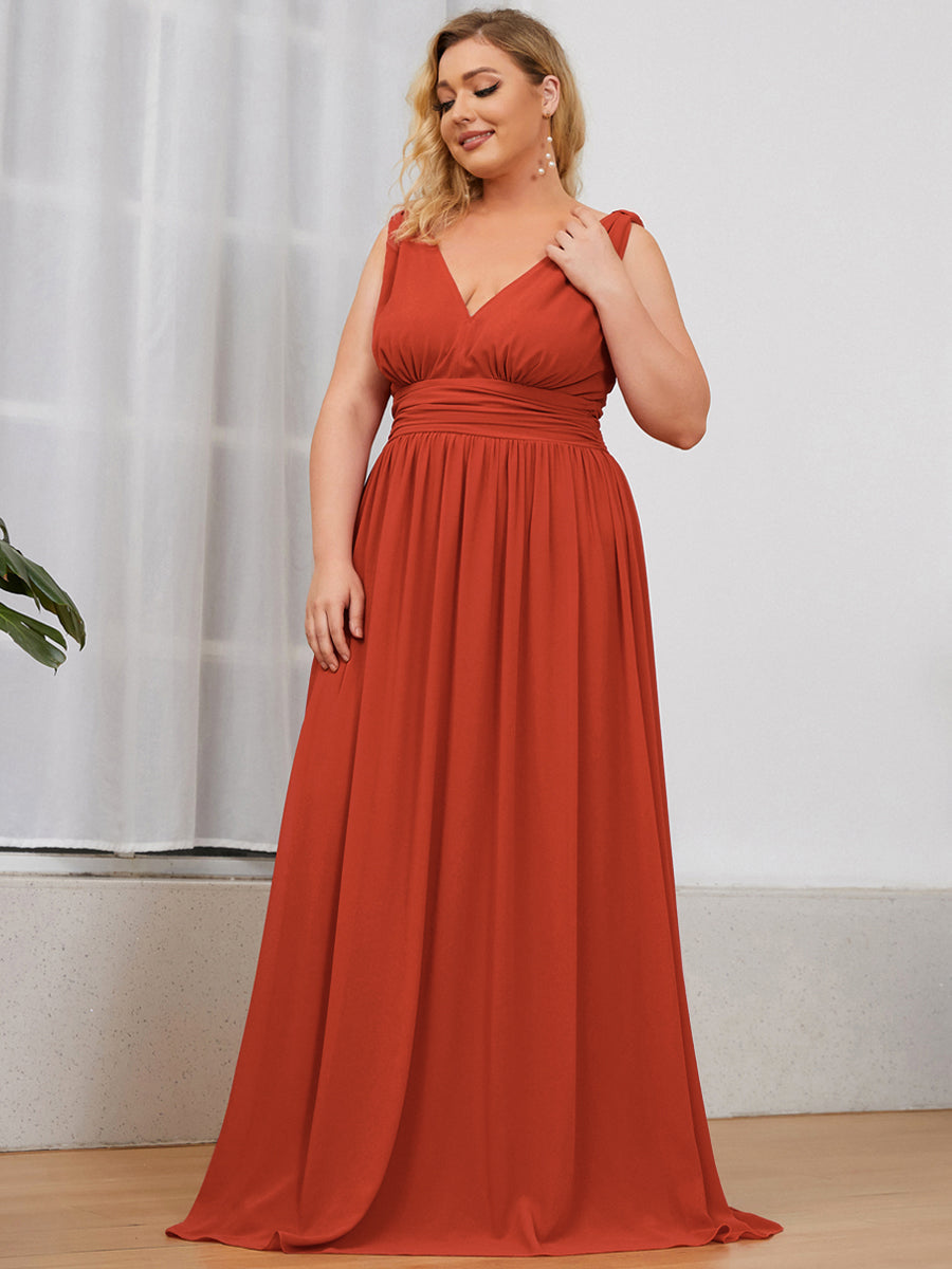 Size Evening Dresses Suppliers Chiffon Sleeveless