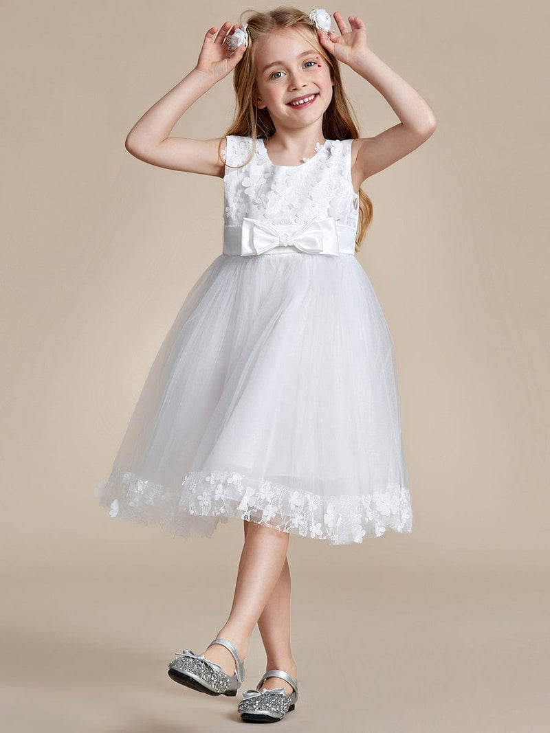 Sheer Flower Mini Dress VAS0057